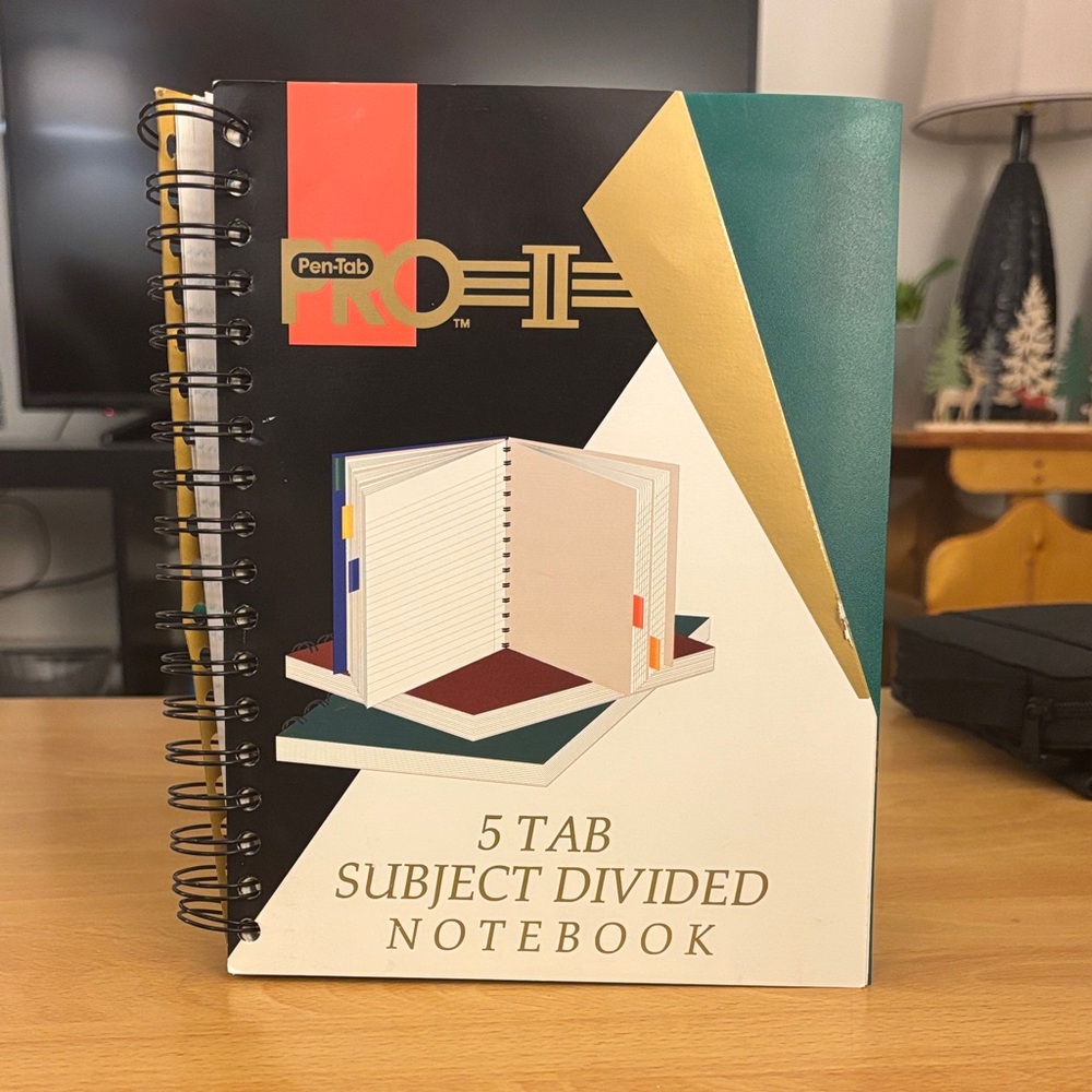 Pen-Tab 5 Tab Subject Divided Notebook